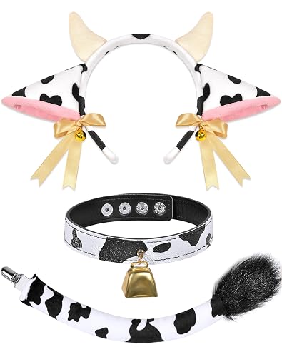 MUKOSEL Cow Costume Set - Ears Headband