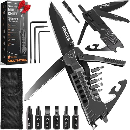 Multitool Knife 17 in 1Fire Starting Sticks