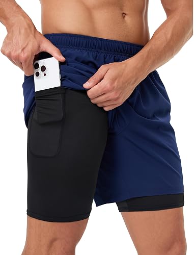 Naarts Men's 2 in 1 Athletic Running