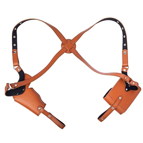 Nathan Adjustable Shoulder Holster with Double Magazine