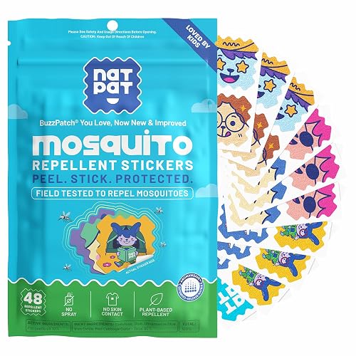 NATPAT Buzz Patch Mosquito Patch Stickers -