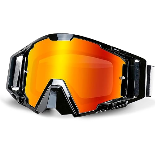 NENKI Motocross Goggles with Nose Guard