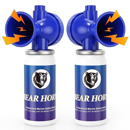 Nicehill 2 Pack Bear Horn Bells & Horns