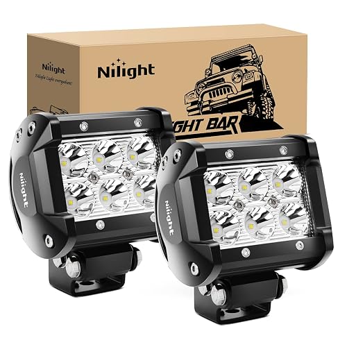 Nilight Led Pods 2Pcs 1260LM Spot Off