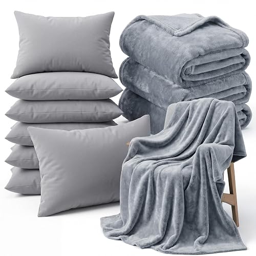 Novabright 12 Pack Mini Pillows Throw Blanket