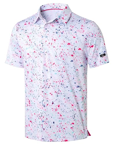 Obla Mens Golf Polo Shirts Short Sleeve