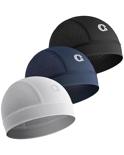 OCQOCQ 3Pcs Cooling Skull Cap Helmet Liner