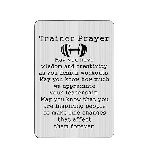 OKEYCH Personal Trainer Gift Fitness Trainer Prayer