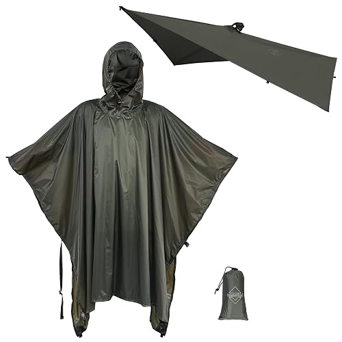 onewind Hooded Rain Poncho Rain Ponchos