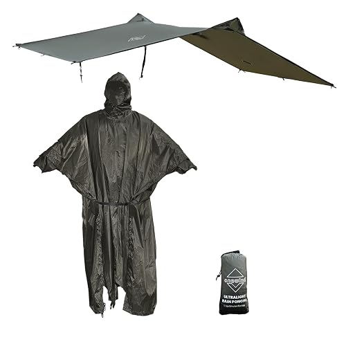onewind Hooded Rain Poncho Rain Gear