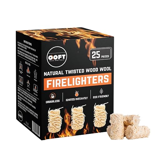 OOFT Natural Firelighters - Ignite Instantly and
