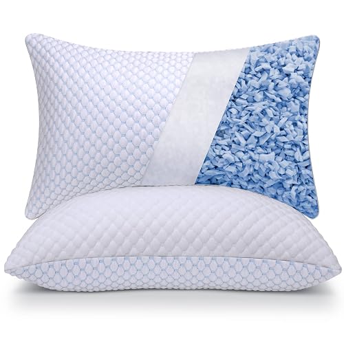 OSBED Shredded Memory Foam Pillows Queen Size