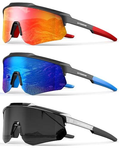 OUKEMAX Polarized Sports Sunglasses for Men Women