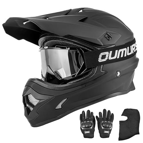 OUMURS Adult ATV Dirt Bike Helmet with