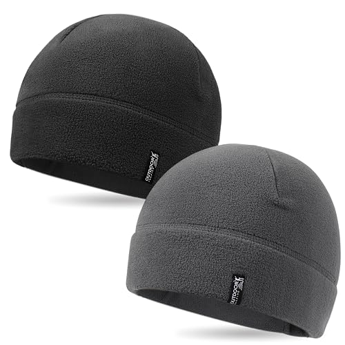 OUTDOOR SHAPING 2 Pack Tactical Fleece Cap
