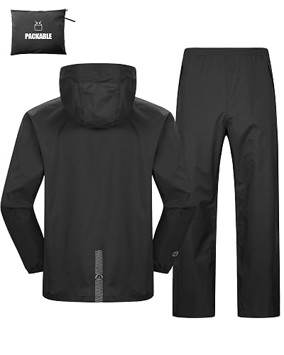 Outdoor Ventures Packable Rain Suit for Men