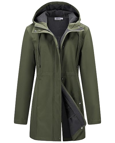 Outdoor Ventures Women's Lightweight Waterproof Fleece Lined