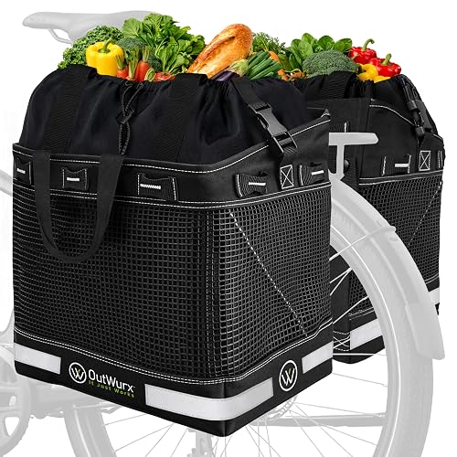 OutWurx Grocery Panniers for Bike or racks