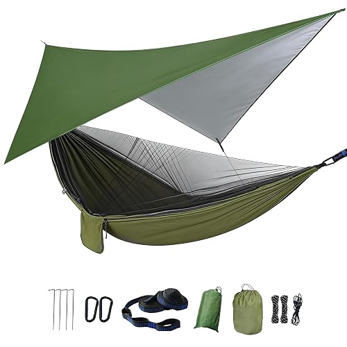 Ovyuzhen Hammock with Rain Fly Tarp