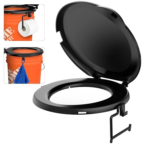 PAHTTO Portable Toilet Seat for 5 Gal