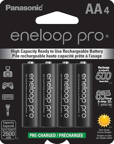 Panasonic BK-3HCCA4BA eneloop pro AA High-Capacity Ni-MH