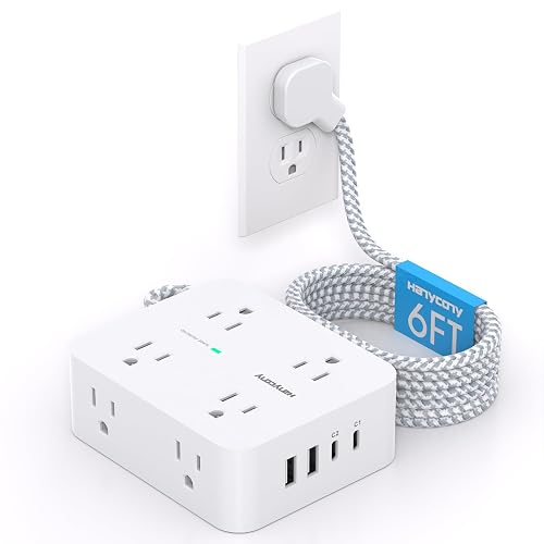 PD USB C Power Strip Surge Protecor