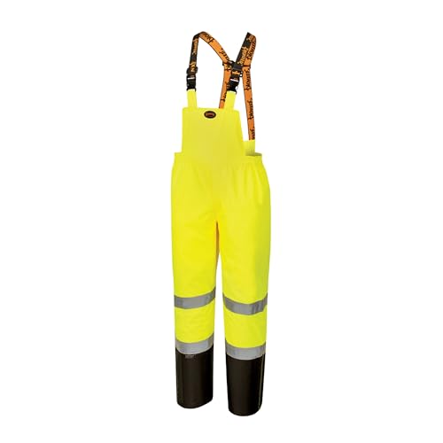 Pioneer Hi Vis Ripstop Waterproof Bib Pants/Overalls
