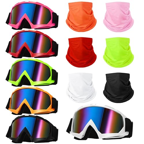 Poen Motorcycle Goggles Windproof Adjustable ATV Snow