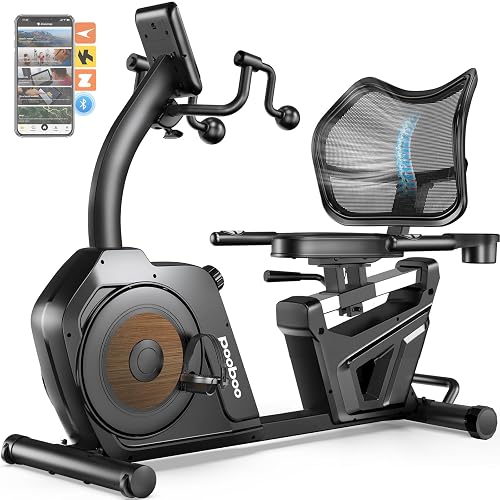 pooboo Recumbent Exercise Bike
