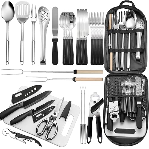 Portable Kitchen Utensil Set-27 Piece Cookware