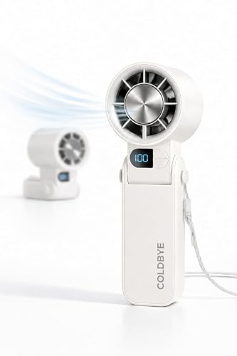 Portable Handheld Fan with Cooling Plate