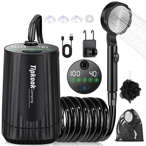 Portable Shower for Camping Essentials: 10000mAh