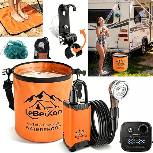 Portable Shower Pump for Camping Shower Kit