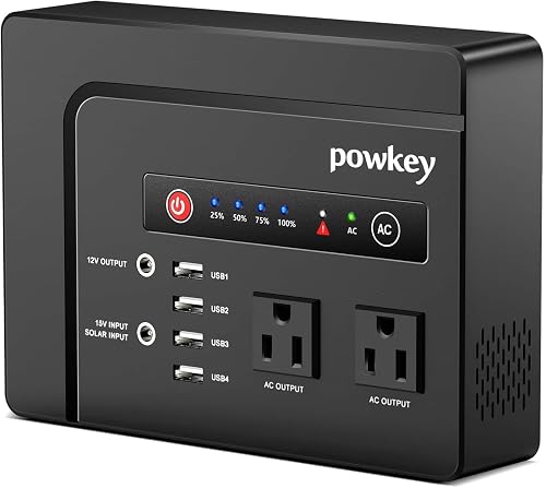 powkey Portable Power Bank with AC Outlet