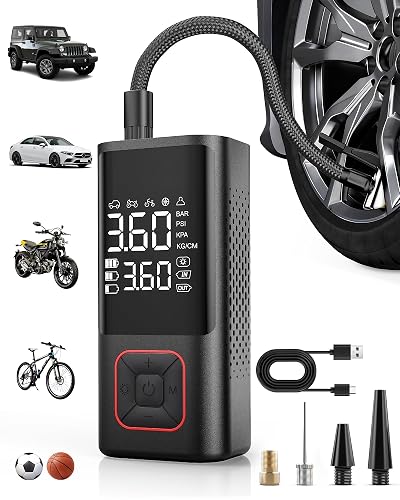 Powools Cordless Tire Inflator 150PSI Portable Air