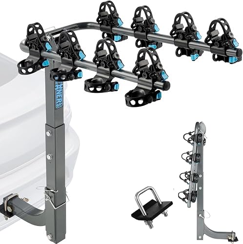 Premium 4-Bike Hitch Rack – 240 lbs