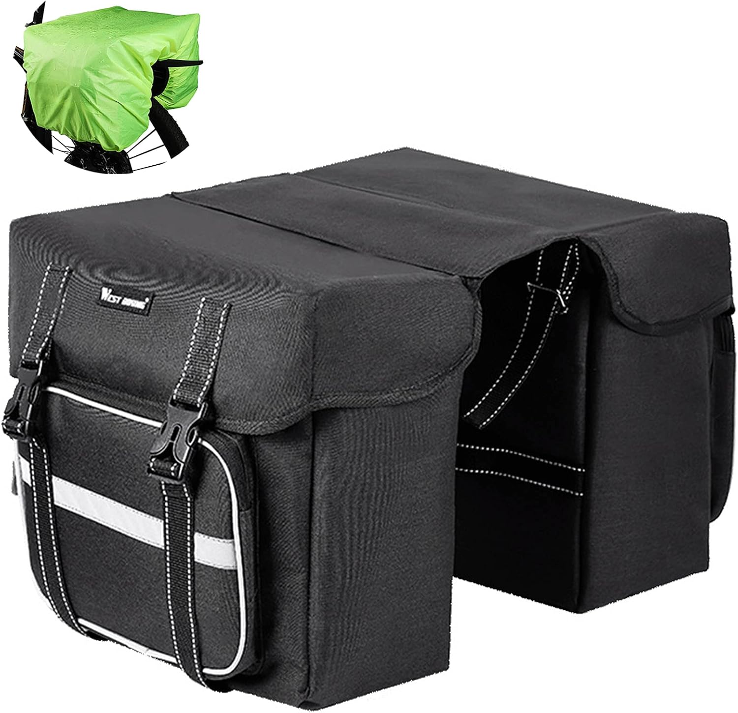 BAIGIO Bike Double Pannier Bags Waterproof