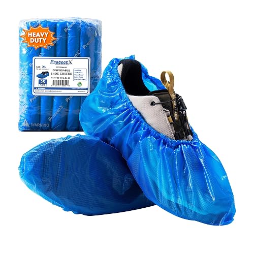 ProtectX Heavy Duty Disposable Shoe Covers Waterproof
