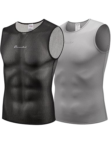 Przewalski Men’s Sleeveless Cycling Undershirt Quick Dry