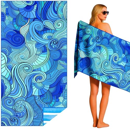 Puomue Microfiber Lightweight Beach Towel