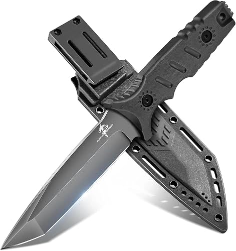 Purple Dragon Fixed Blade Knife with Sheath