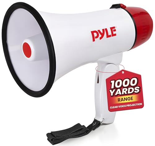 Pyle Megaphone Bullhorn - 5.4'' x 8.6''