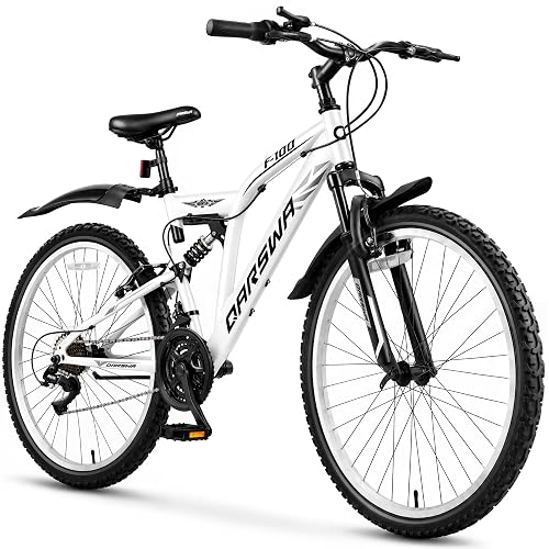 QARSWA 24/26 Inch Mountain Bike for Men