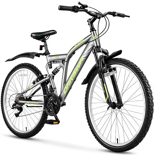 QARSWA 24/26 Inch Mountain Bike for Men