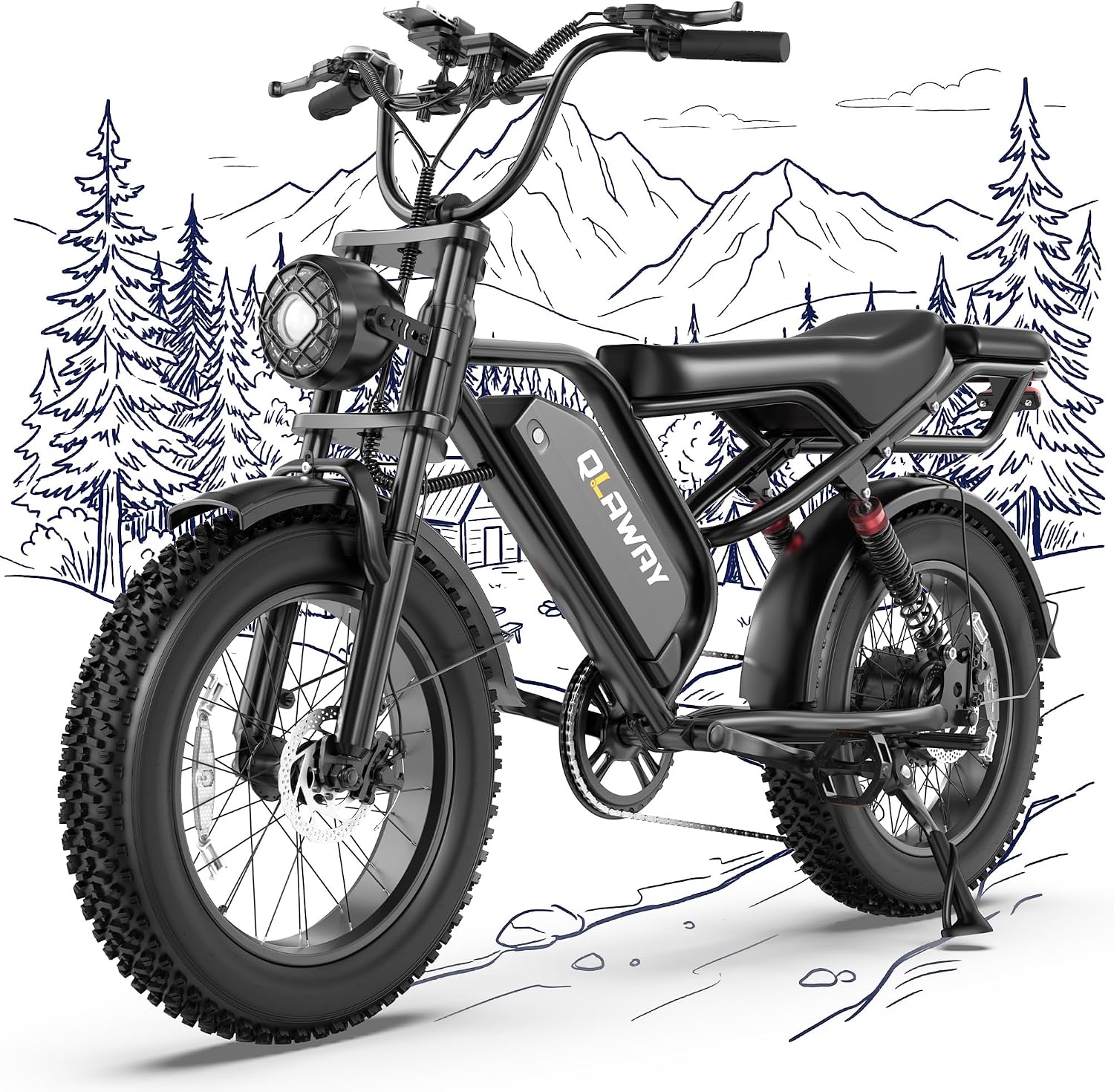 Qlaway Electric Dirt Bike Adults 20