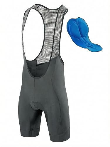 qualidyne Men's Cycling Bib Shorts 4D Padded