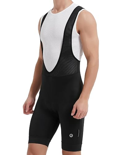 qualidyne Men's Cycling Bib Shorts 4D Padded