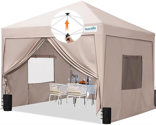 Quictent Privacy 10x10 Pop up Canopy Tent