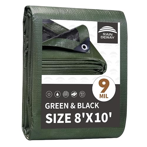 RAINDEWAY Tarps 8x10 Feet Tarps & Canopies