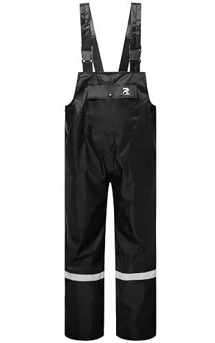 RainRider Bib Rain Pants for Men Waterproof